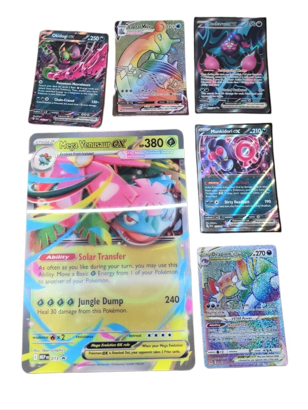 6 Pokemon Ultra Rare Chase Cards